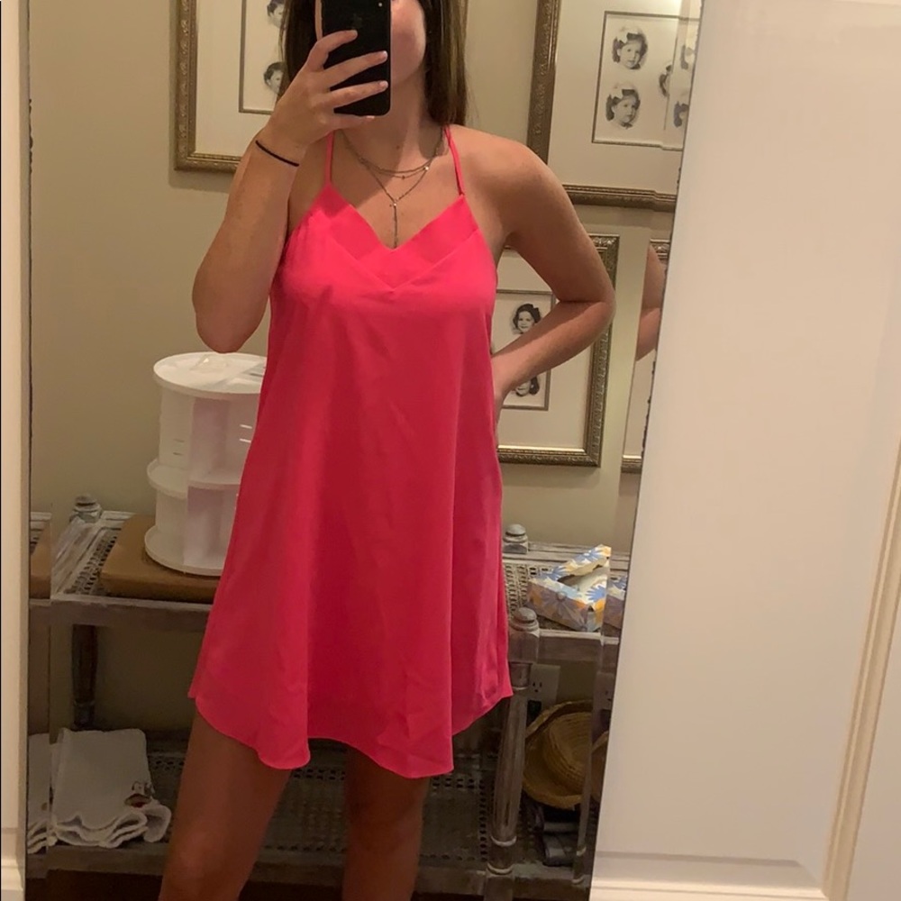 Pink boutique dress